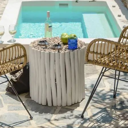 Anthemion Naxos With Outdoor Jacuzzi Prázdninový dům *